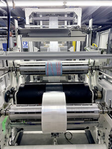 Picture if shrink film extrusion lines